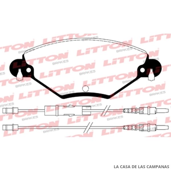 L4011-0M PASTILLAS DE FRENO DELANTERO