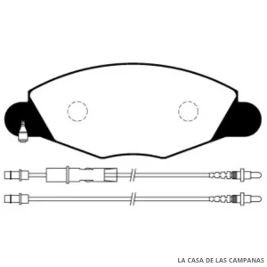 L4012-0M PASTILLAS DE FRENO DELANTERO