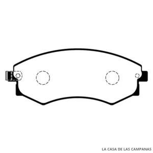 L4013-0M PASTILLAS DE FRENO DELANTERO