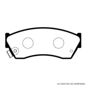 L4015-0M PASTILLAS DE FRENO DELANTERO