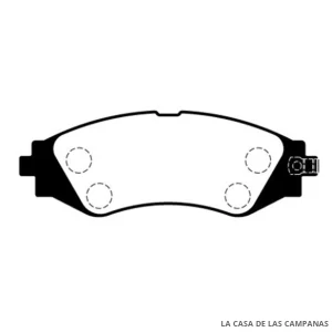 L4018-0M PASTILLAS DE FRENO DELANTERO