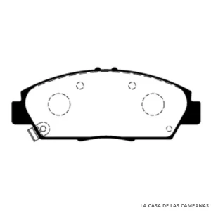 L4020-0M PASTILLAS DE FRENO DELANTERO