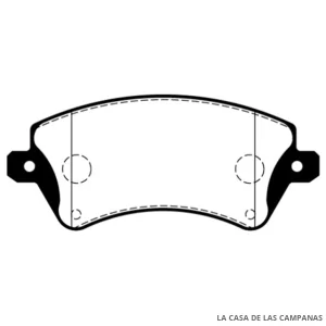 L4021-0M PASTILLAS DE FRENO DELANTERO