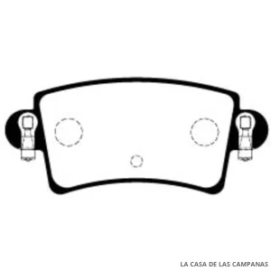 L4030-0M PASTILLAS DE FRENO TRASERO