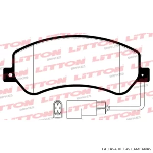 L4033-2M PASTILLAS DE FRENO DELANTERO