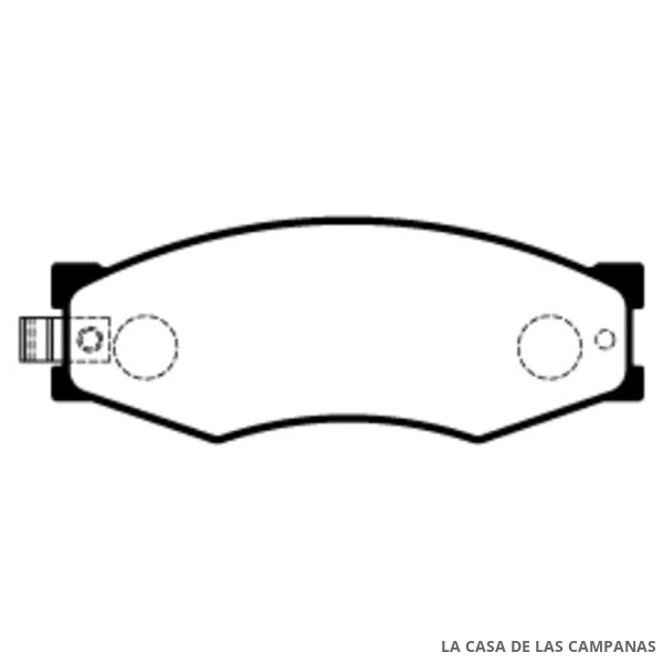 L4037-0ULT PASTILLAS DE FRENO DELANTERO