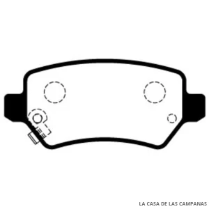L4043-0M PASTILLAS DE FRENO TRASERO