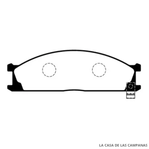 L4049-0M PASTILLAS DE FRENO DELANTERO