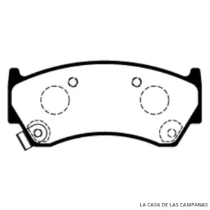 L4050-0M PASTILLAS DE FRENO DELANTERO