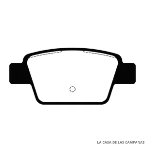 L4057-0M PASTILLAS DE FRENO TRASERO