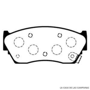 L4060-0M PASTILLAS DE FRENO DELANTERO