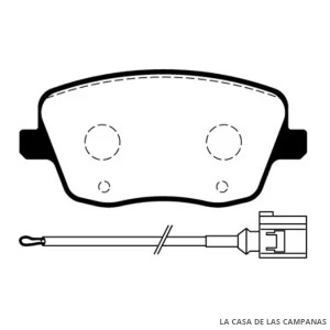 L4068-1M PASTILLAS DE FRENO DELANTERO