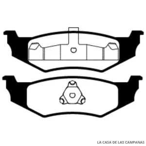 L4072-0M PASTILLAS DE FRENO TRASERO