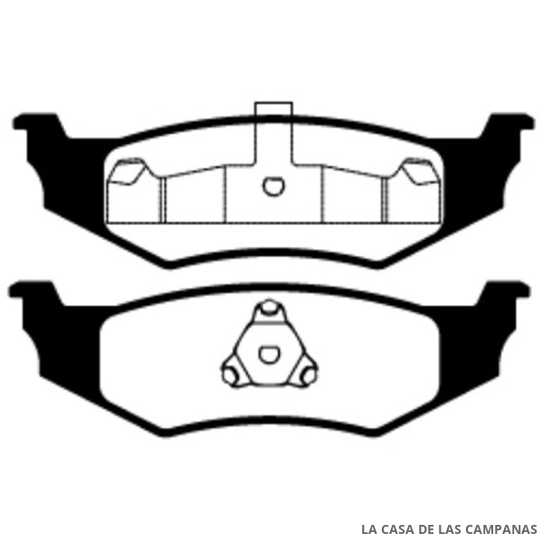 L4072-0M PASTILLAS DE FRENO TRASERO