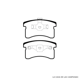 L4074-0M PASTILLAS DE FRENO DELANTERO