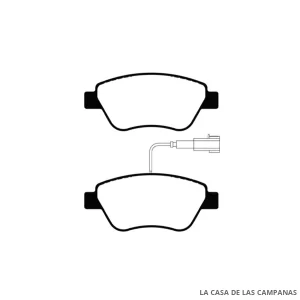 L4075-0M PASTILLAS DE FRENO DELANTERO
