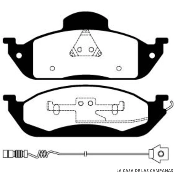 L4091-0ULT PASTILLAS DE FRENO DELANTERO