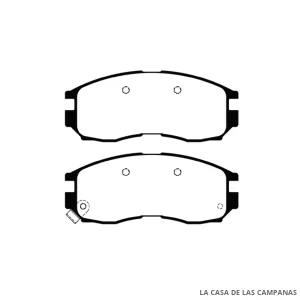 L4093-0M PASTILLAS DE FRENO DELANTERO