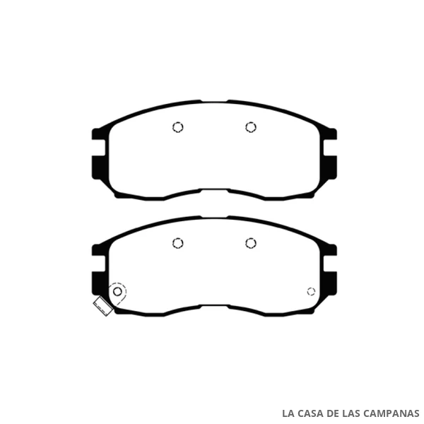 L4093-0M PASTILLAS DE FRENO DELANTERO