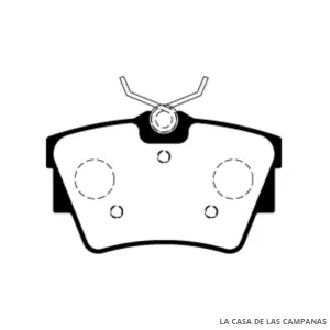 L4111-0M PASTILLAS DE FRENO TRASERO