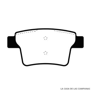 L4456-0M PASTILLAS DE FRENO TRASERO