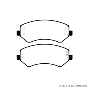 L4464-0M PASTILLAS DE FRENO DELANTERO
