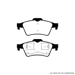 L4468-0M PASTILLAS DE FRENO TRASERO