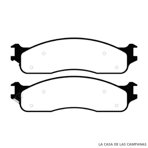 L4487-0M PASTILLAS DE FRENO DELANTERO