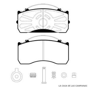 L4501-1ULT PASTILLAS DE FRENO DELANTERO