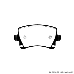 L4503-0M PASTILLAS DE FRENO TRASERO