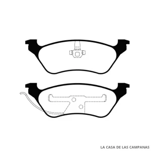 L4538-0M PASTILLAS DE FRENO TRASERO