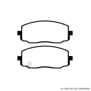 L4553-0M PASTILLAS DE FRENO DELANTERO