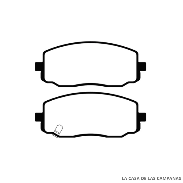 L4553-0M PASTILLAS DE FRENO DELANTERO