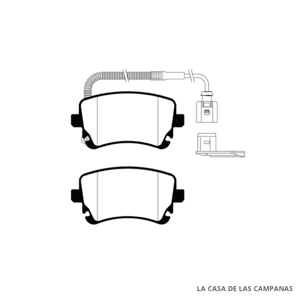 L4557-0ULT PASTILLAS DE FRENO TRASERO