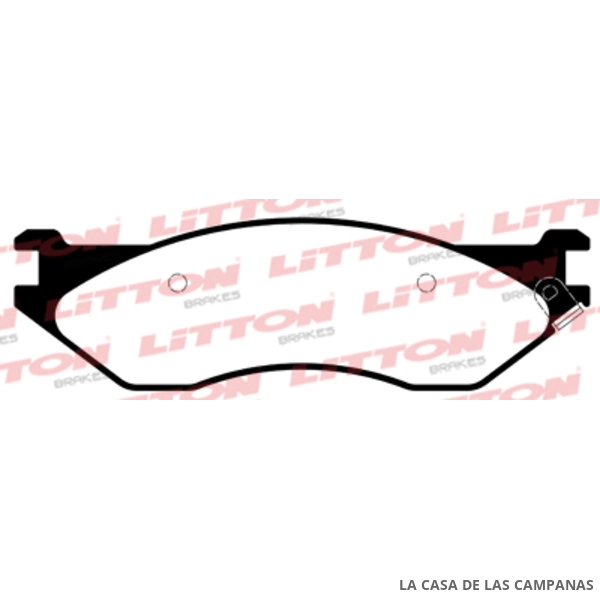 L4569-1M PASTILLAS DE FRENO DELANTERO