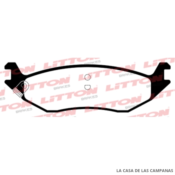 L4571-0M PASTILLAS DE FRENO TRASERO