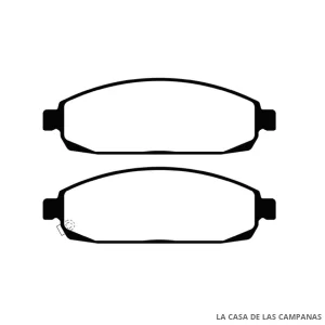 L4593-0M PASTILLAS DE FRENO DELANTERO