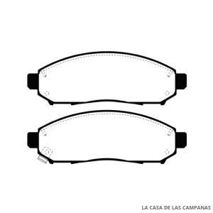 L4597-0M PASTILLAS DE FRENO DELANTERO