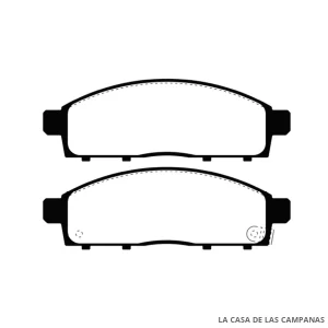 L4612-0M PASTILLAS DE FRENO DELANTERO