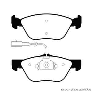 L4622-0ULT PASTILLAS DE FRENO DELANTERO