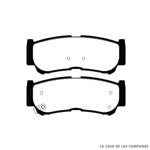 L4628-0M PASTILLAS DE FRENO TRASERO