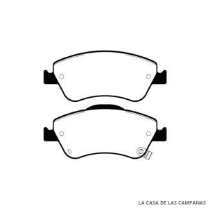L4632-0M PASTILLAS DE FRENO DELANTERO