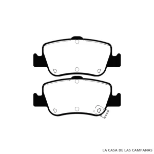 L4633-0M PASTILLAS DE FRENO TRASERO