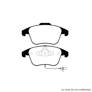 L4634-0M PASTILLAS DE FRENO DELANTERO