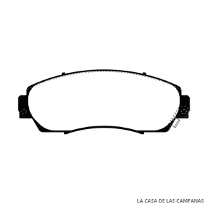 L4636-0M PASTILLAS DE FRENO DELANTERO