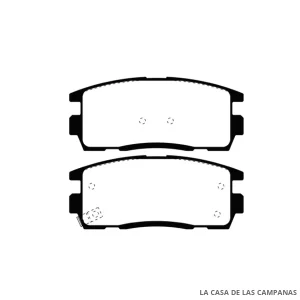 L4640-0M PASTILLAS DE FRENO TRASERO