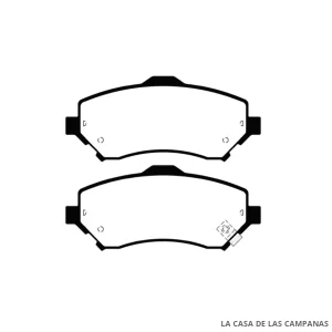 L4655-0M PASTILLAS DE FRENO DELANTERO