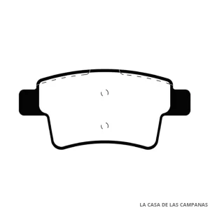 L4657-0M PASTILLAS DE FRENO TRASERO