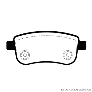 L4751-0M PASTILLAS DE FRENO TRASERO
