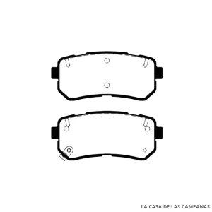 L4840-0ULT PASTILLAS DE FRENO TRASERO